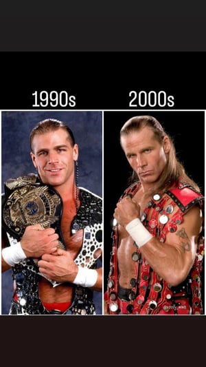 This is the Avatar Image for the Shawn Michaels 90s Era (WWE) AI Voice and Text to Speech Generator